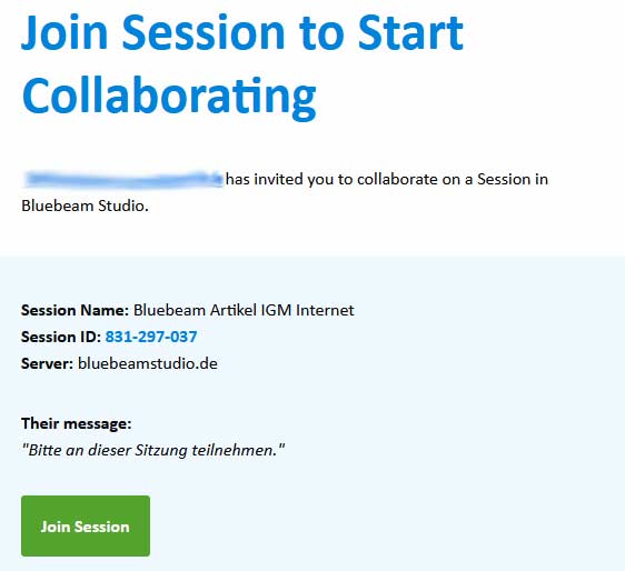 Abbildung 6: E-Mail an eingeladene Teilnehmer igm_bluebeam_studio_sitzung_einladen_mail_562x514.jpg